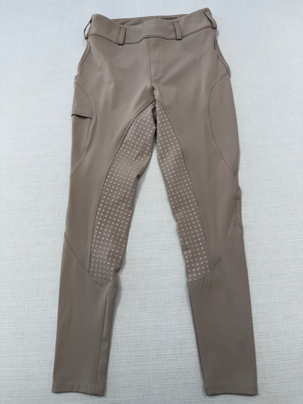 Brown Silicone-Grip Riding Tights - Picture 2 of 8